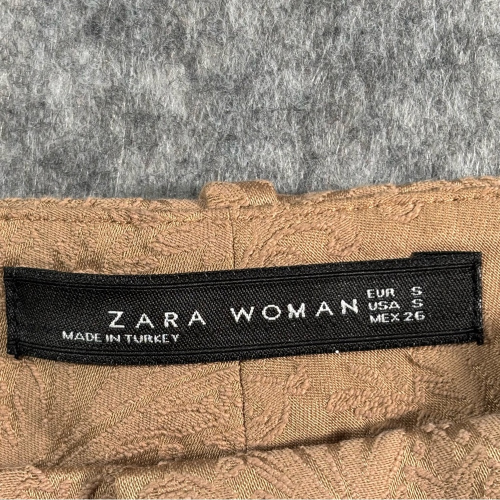 Zara Womens Mustarc Colored‎ Designed Skinny Pants Size S - Picture 8 of 13
